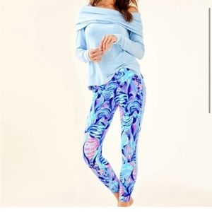 Lilly Pulitzer🌴Tamara Scale Up blue Luxletic leggings XS